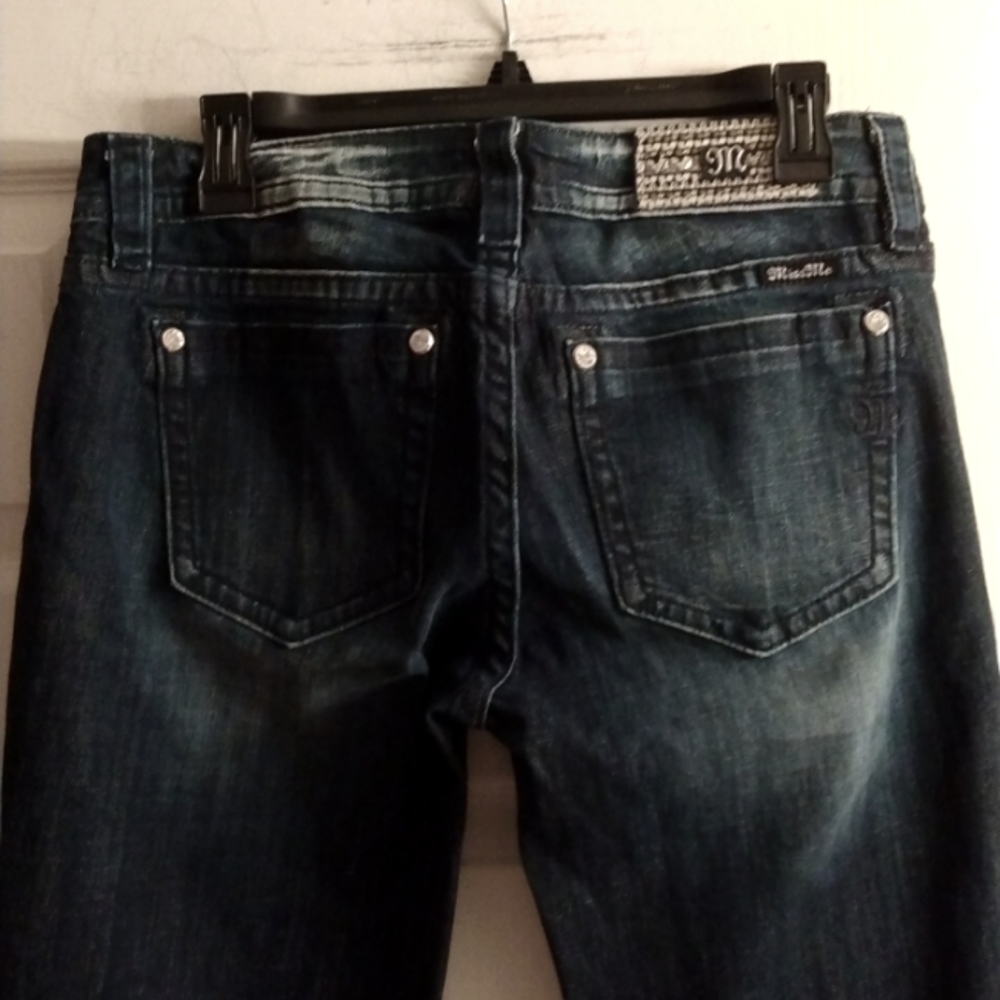 - Miss Me Dark Blue Ankle Skinny Jeans Size 30 NWT